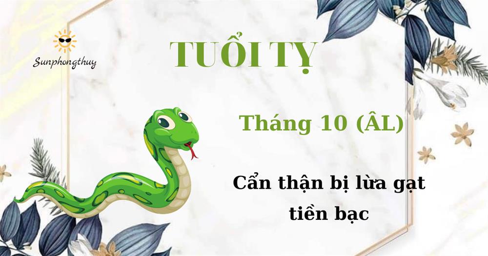 Tử vi tuổi Tỵ tháng 10/2022 Âm lịch